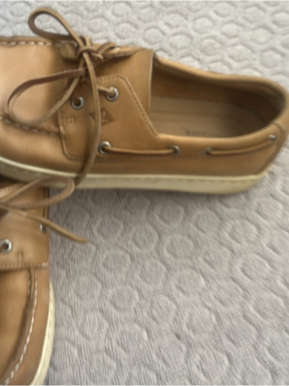 Sperry Men's Tan Leather 2-Eye Boat Shoes